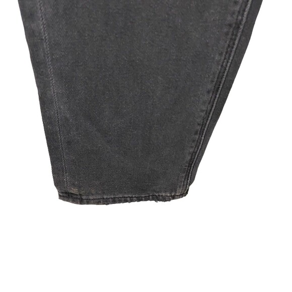 American Eagle Women's Size 2 Mom Straight Jean Distressed Faded Black Denim 90s - Picture 14 of 14